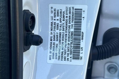 2020 Honda Civic Sedan EX-L