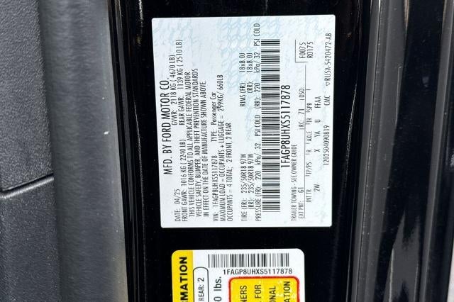 2025 Ford Mustang EcoBoost Convertible