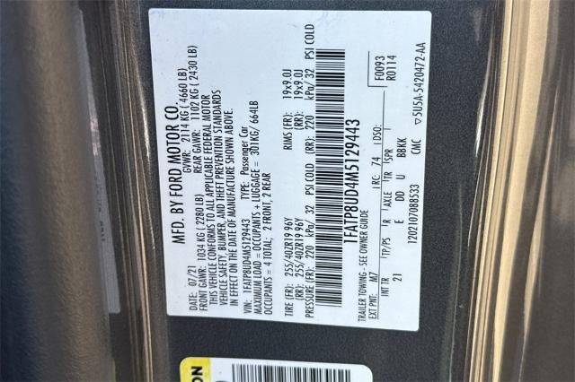 2021 Ford Mustang EcoBoost Convertible