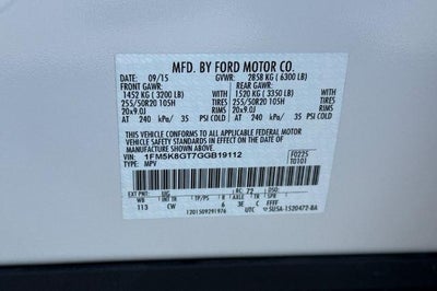 2016 Ford Explorer Sport