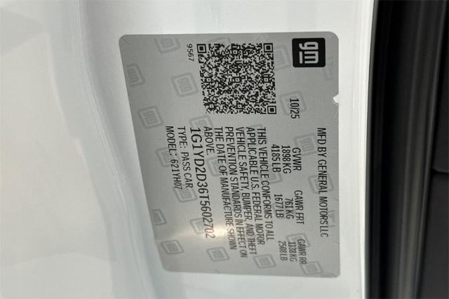 2026 Chevrolet Corvette Z06 1LZ