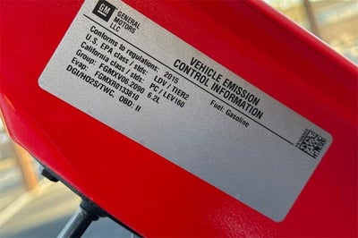 2015 Chevrolet Corvette Stingray 3LT