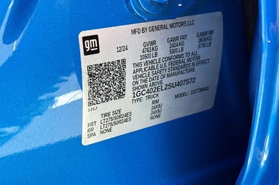 2025 Chevrolet Silverado EV RST - Max Range