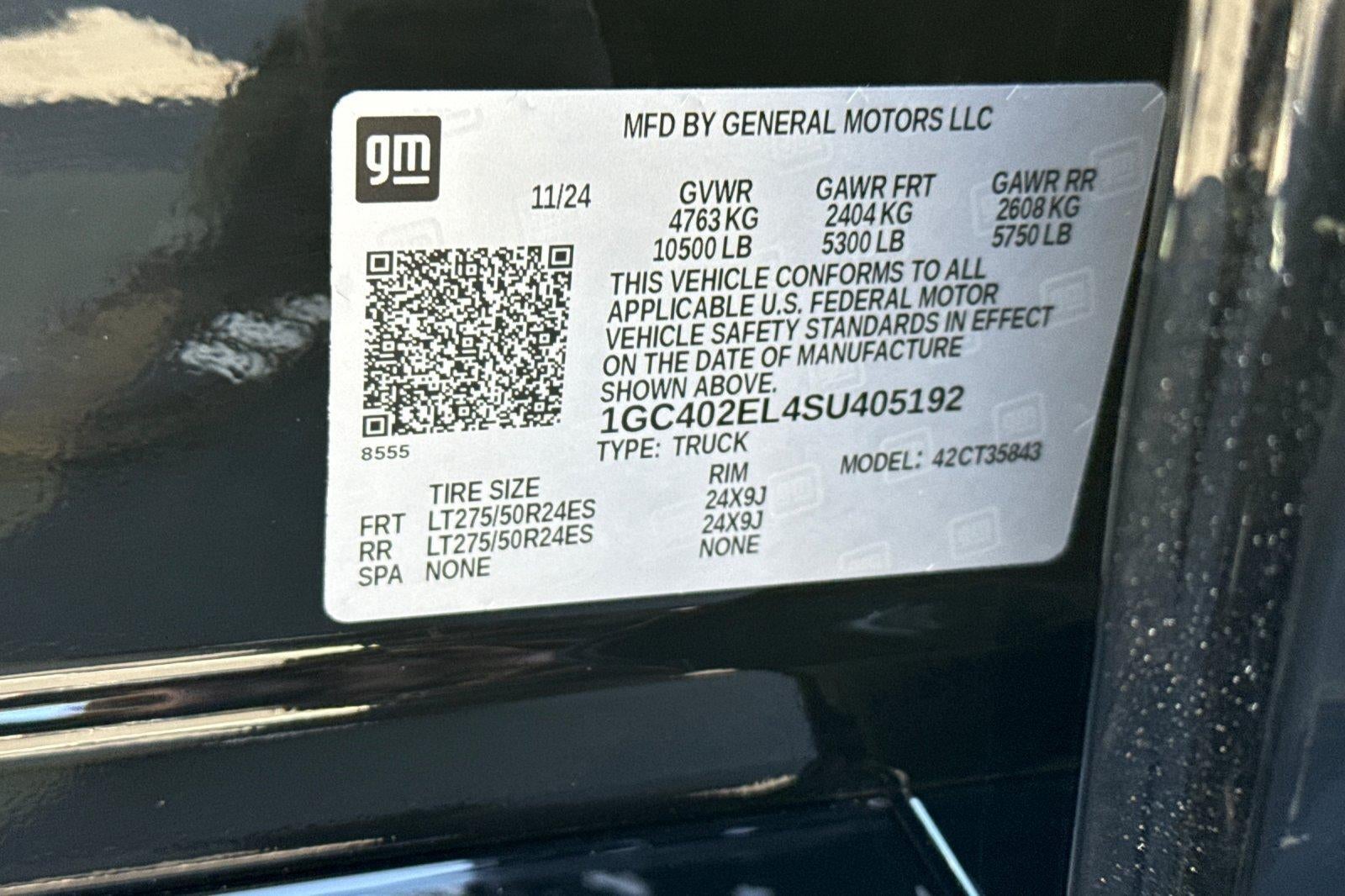 2025 Chevrolet Silverado EV RST - Max Range