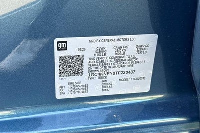 2026 Chevrolet Silverado 2500 HD LT