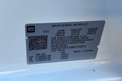 2022 Chevrolet Silverado 3500 HD High Country DRW