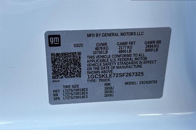 2025 Chevrolet Silverado 2500 HD WT