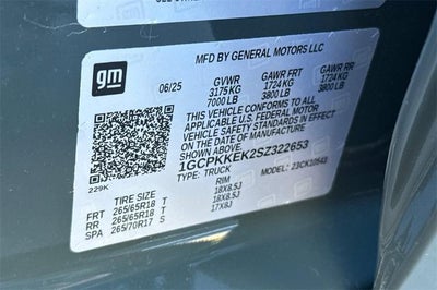 2025 Chevrolet Silverado 1500 LT (2FL)