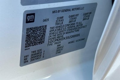 2025 Chevrolet Silverado 1500 LT (2FL)