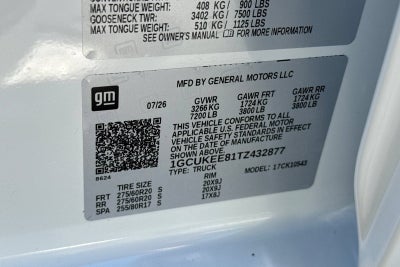 2026 Chevrolet Silverado 1500 RST