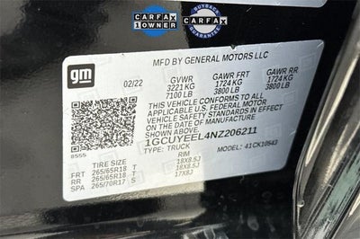 2022 Chevrolet Silverado 1500 LTD RST