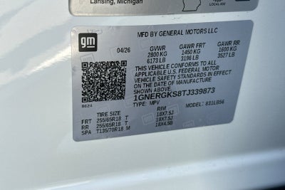 2026 Chevrolet Traverse LT
