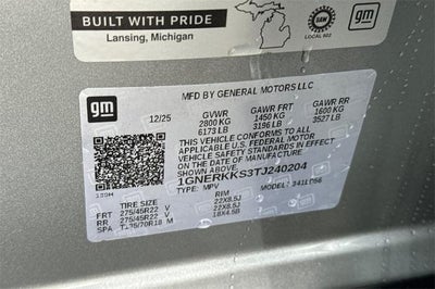 2026 Chevrolet Traverse High Country