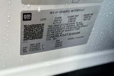 2026 Chevrolet Traverse RS