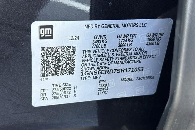 2025 Chevrolet Suburban RST