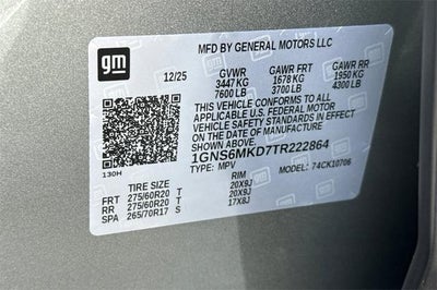 2026 Chevrolet Tahoe LS