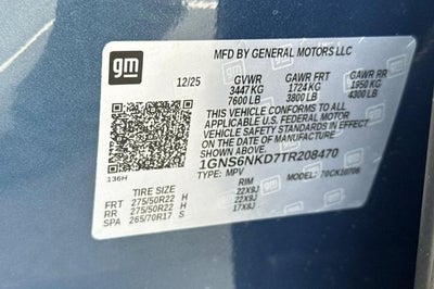 2026 Chevrolet Tahoe LT