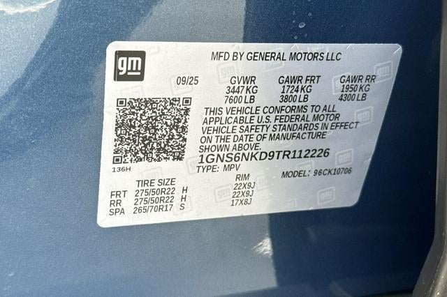 2026 Chevrolet Tahoe LT