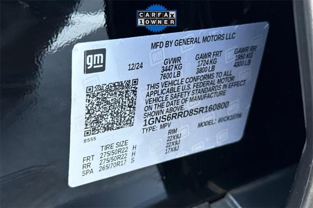 2025 Chevrolet Tahoe RST