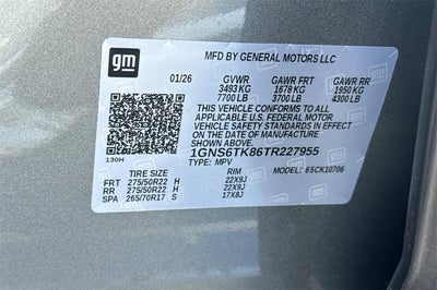 2026 Chevrolet Tahoe High Country