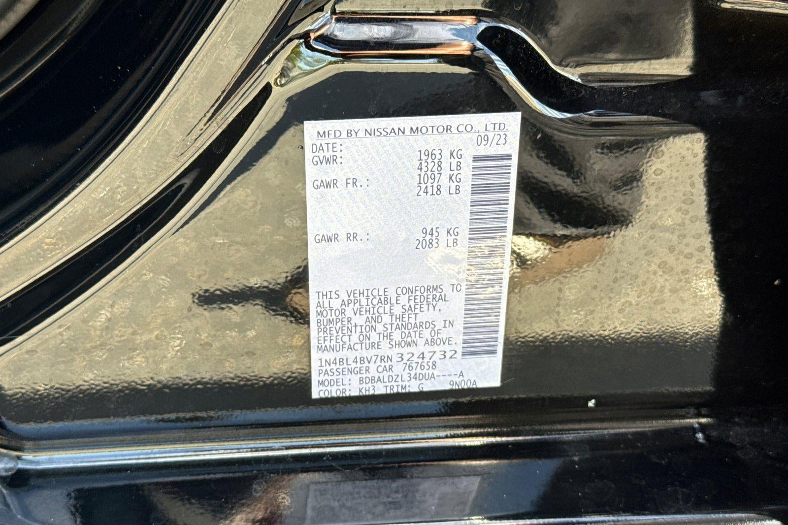 2024 Nissan Altima S FWD