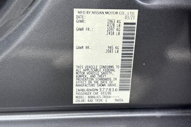 2023 Nissan Altima 2.5 SV