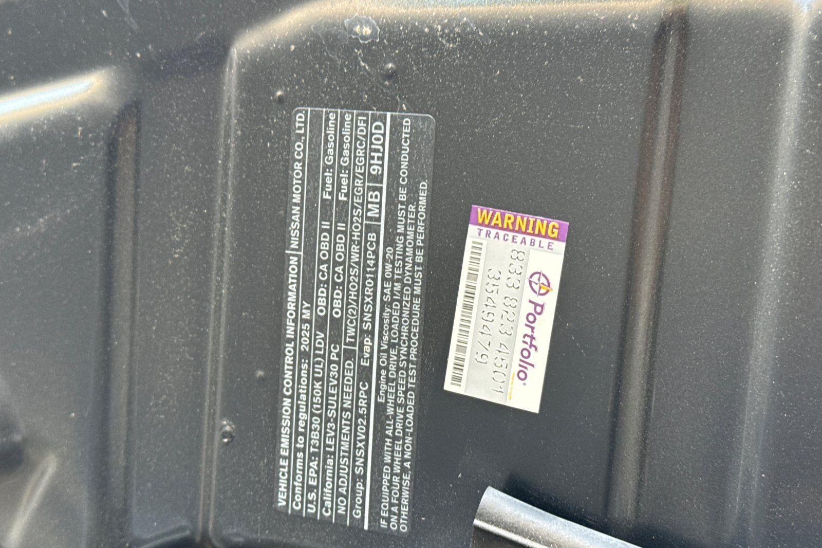 2025 Nissan Altima SV FWD