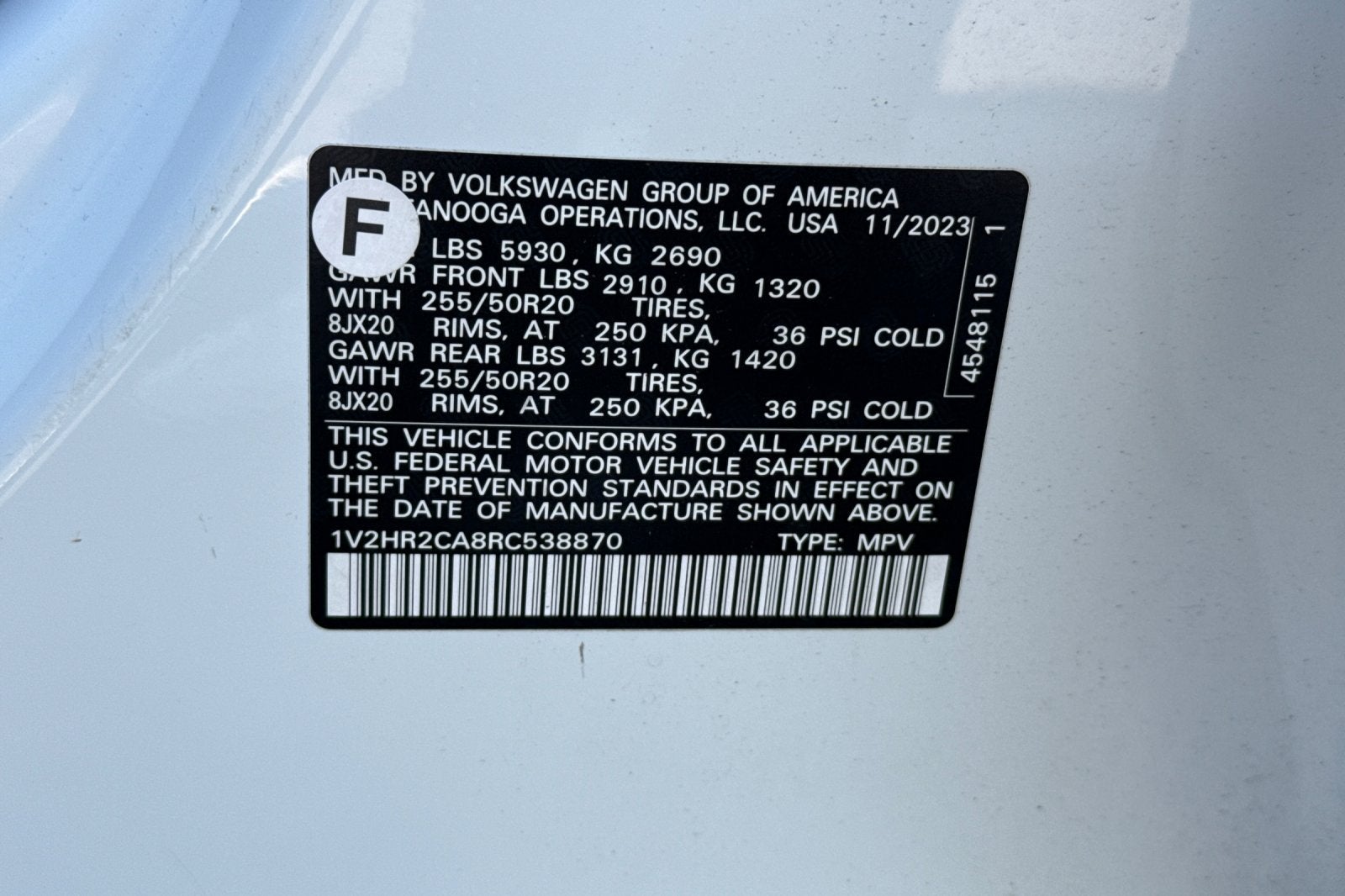 2024 Volkswagen Atlas 2.0T SE w/Technology