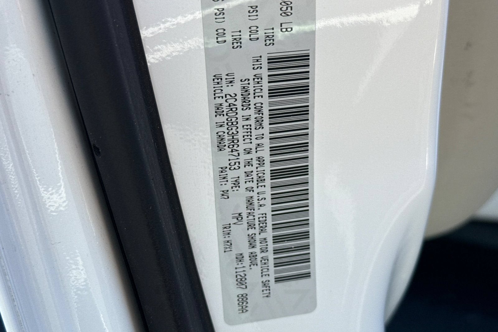 2017 Dodge Grand Caravan SE