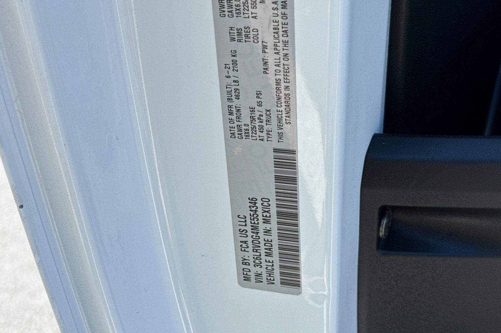 2021 RAM ProMaster 2500 Base