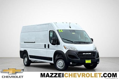 2026 RAM ProMaster 2500 Cargo Van Tradesman High Roof 159" WB w/Pass Seat
