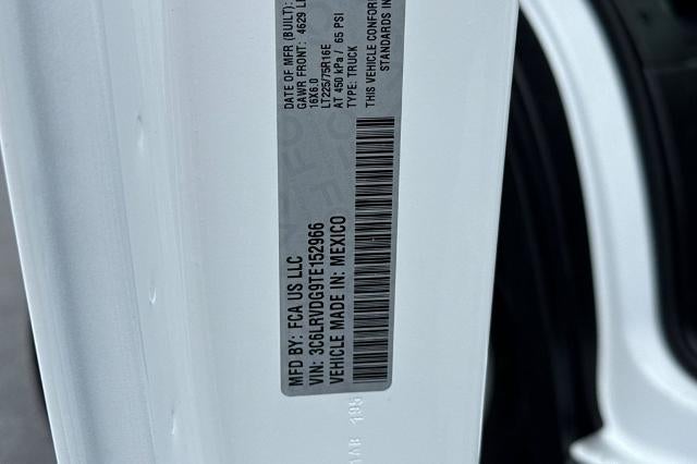 2026 RAM ProMaster 2500 Cargo Van Tradesman High Roof 159" WB w/Pass Seat