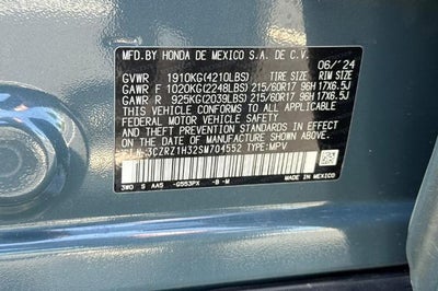 2025 Honda HR-V 2WD LX