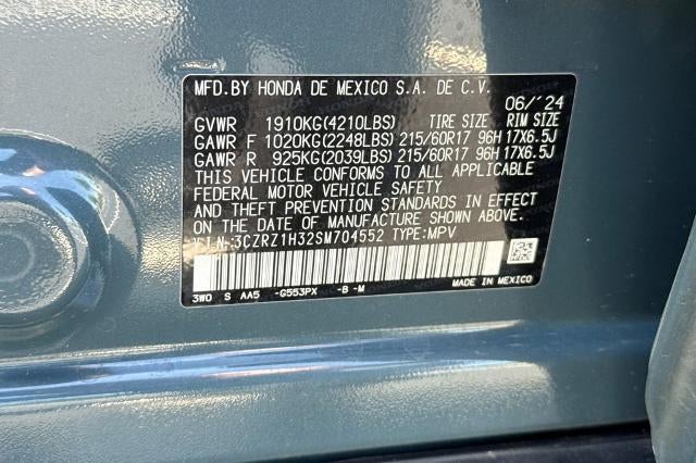 2025 Honda HR-V 2WD LX