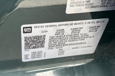 2025 Chevrolet Silverado 1500 LT