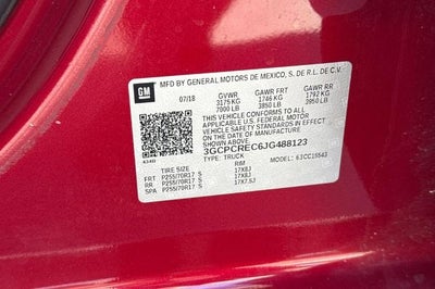 2018 Chevrolet Silverado 1500 LT