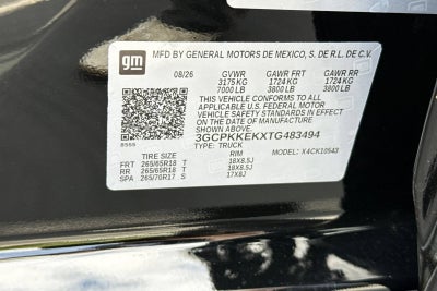 2026 Chevrolet Silverado 1500 LT (2FL)