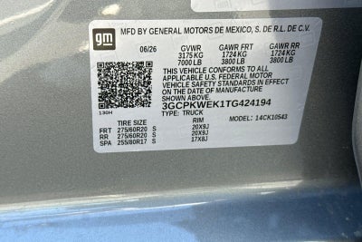 2026 Chevrolet Silverado 1500 RST