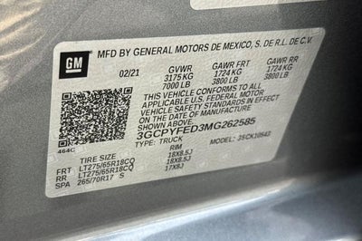 2021 Chevrolet Silverado 1500 LT Trail Boss