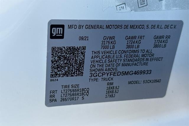 2021 Chevrolet Silverado 1500 LT Trail Boss