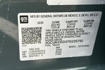 2026 Chevrolet Silverado 1500 Custom Trail Boss