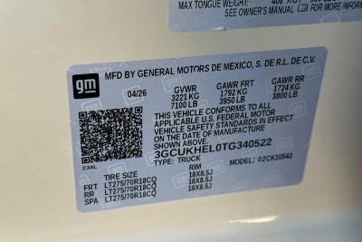2026 Chevrolet Silverado 1500 ZR2