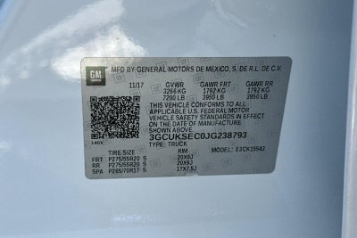 2018 Chevrolet Silverado 1500 LTZ