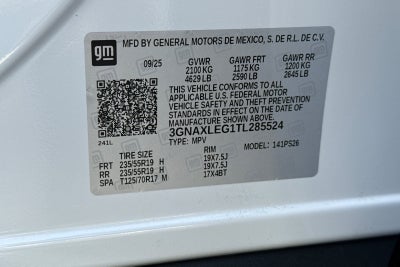 2026 Chevrolet Equinox RS