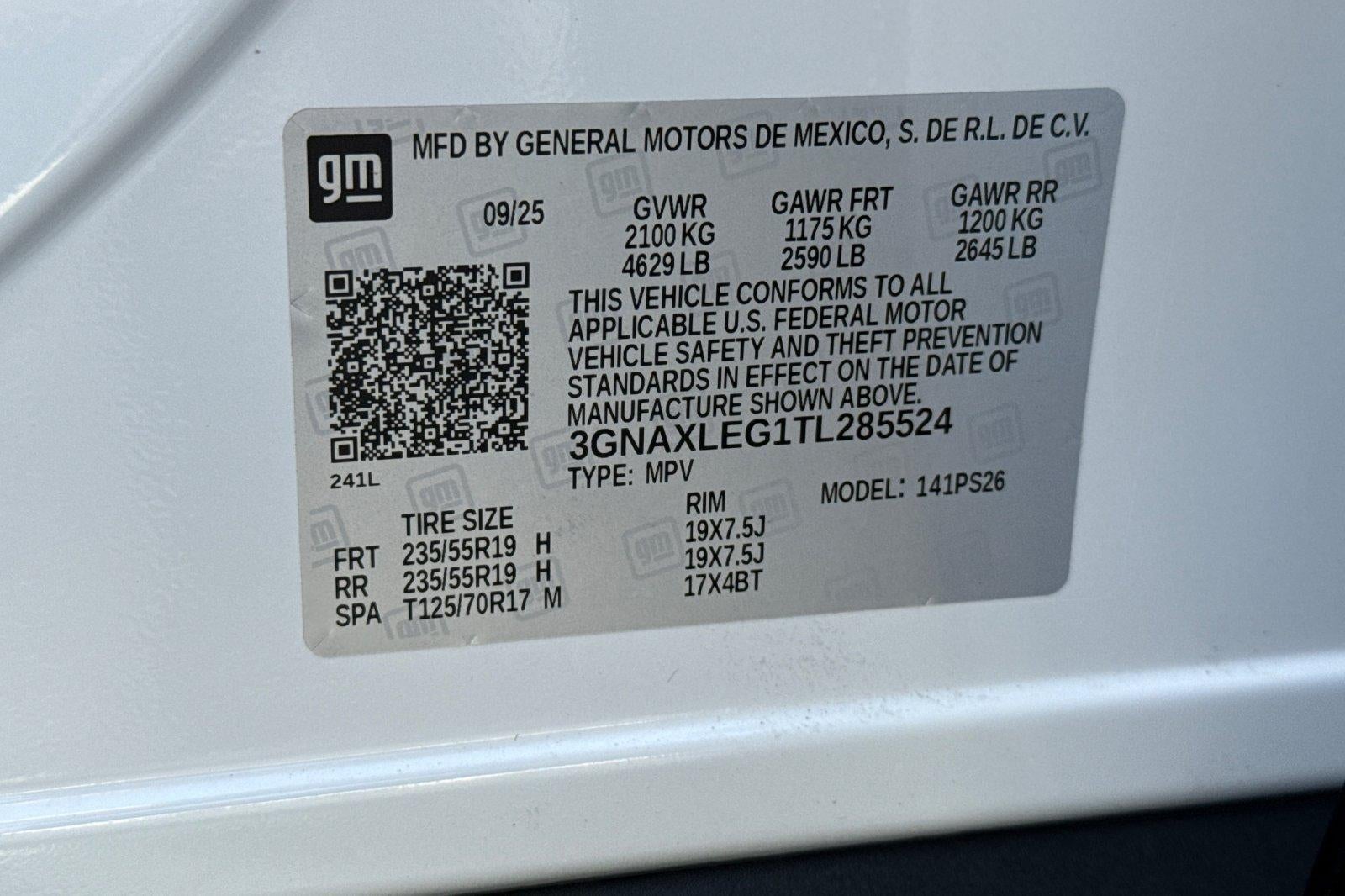 2026 Chevrolet Equinox RS