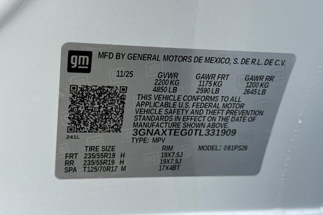 2026 Chevrolet Equinox RS