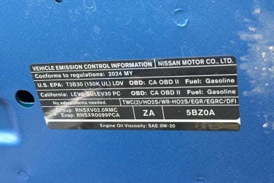 2024 Nissan Sentra SV Xtronic CVT