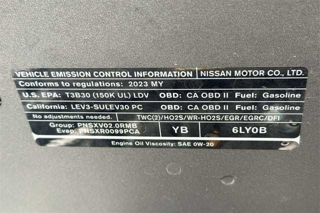 2023 Nissan Sentra SV Xtronic CVT