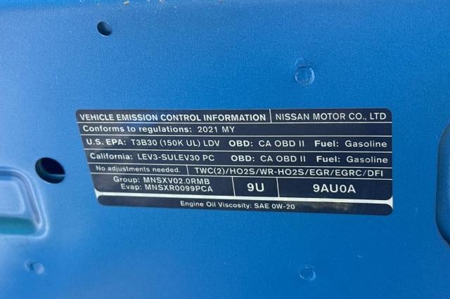 2021 Nissan Sentra SV Xtronic CVT