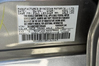 2024 Nissan Sentra SV Xtronic CVT